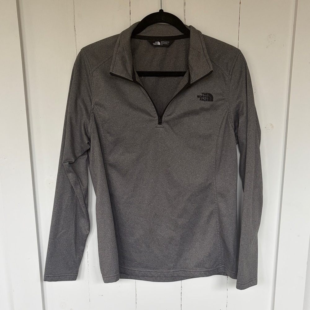 The North Face Charcoal Quarter-Zip Top